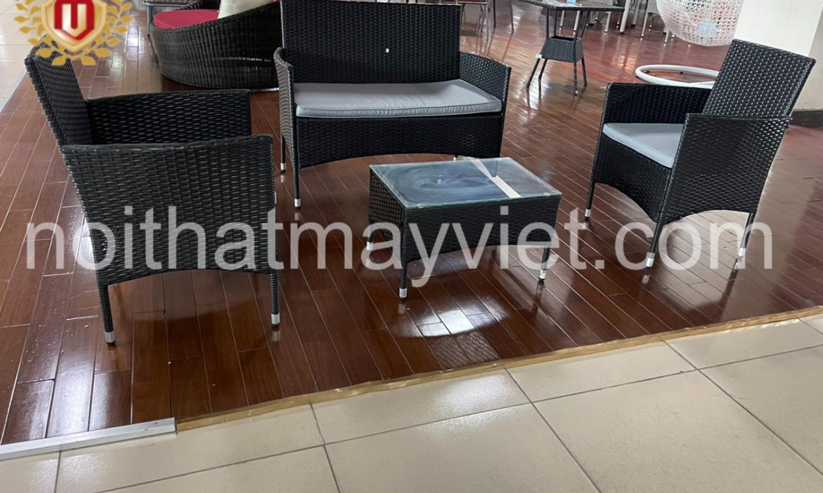 Bàn Ghế Sofa Mây Tre BGSF0035